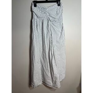Mare Mare Anthropologie Striped Strapless Maxi Dress Women's Size S